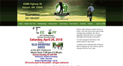 Desktop Screenshot of kenyoncountryclub.com